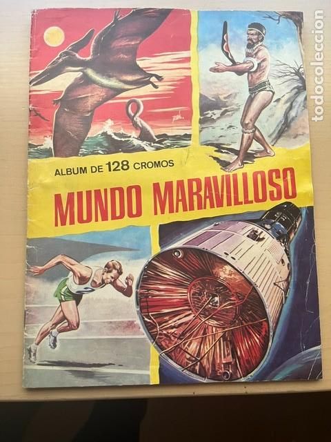 Coleccionismo &aacute;lbum: MUNDO MARAVILLOSO CROMOS PEGADOS POR LA PARTE SUPERIOR