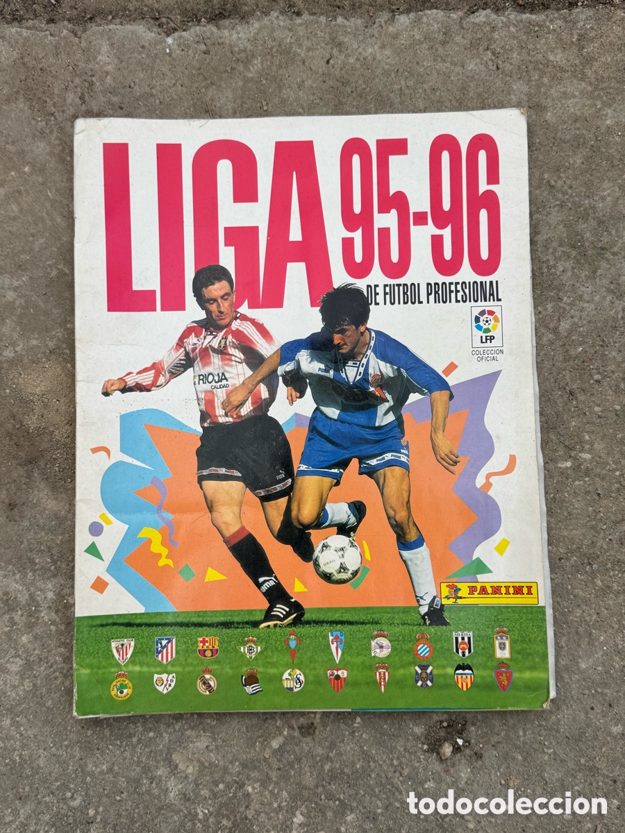 Coleccionismo &aacute;lbum: &Aacute;lbum panini liga 95/96 completo con p&oacute;ster