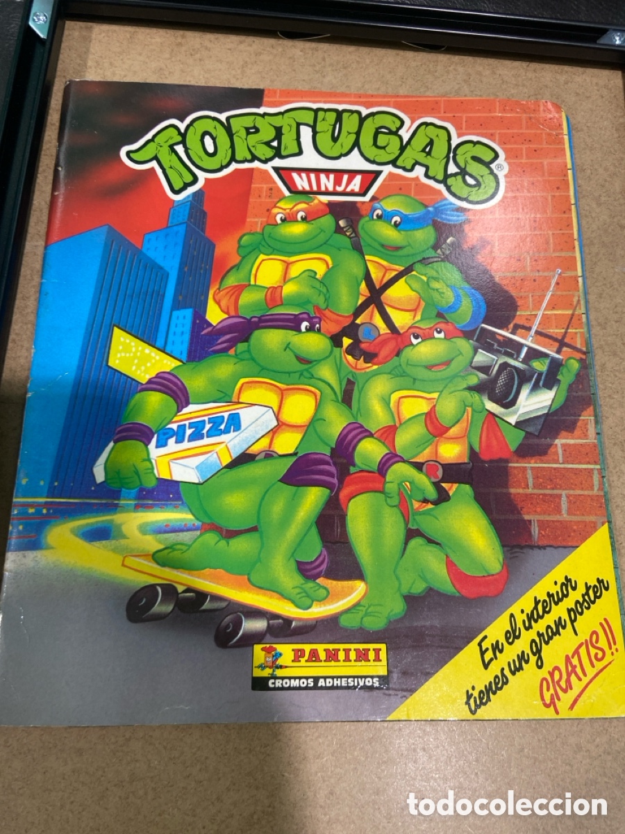Coleccionismo &aacute;lbum: Album cromos completo. Tortugas Ninja. Sin p&oacute;ster