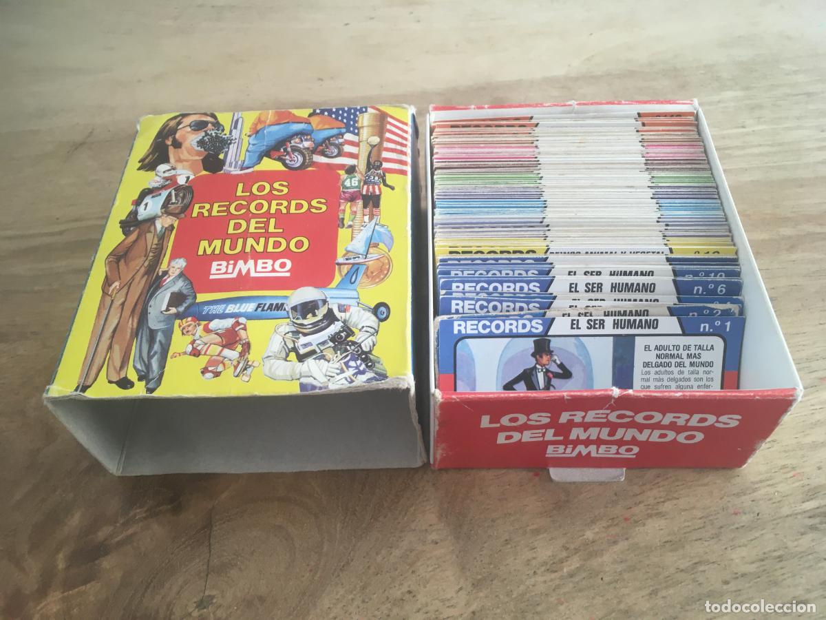 Coleccionismo &aacute;lbum: los records del mundo bimbo coleccion casi completa 144 cromos muy buen estado con caja