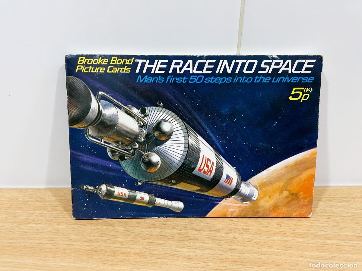 Coleccionismo &aacute;lbum: &Aacute;LBUM BRIT&Aacute;NICO COMPLETO CON 50 CROMOS DE BROOKE BOND TEA - THE RACE INTO SPACE
