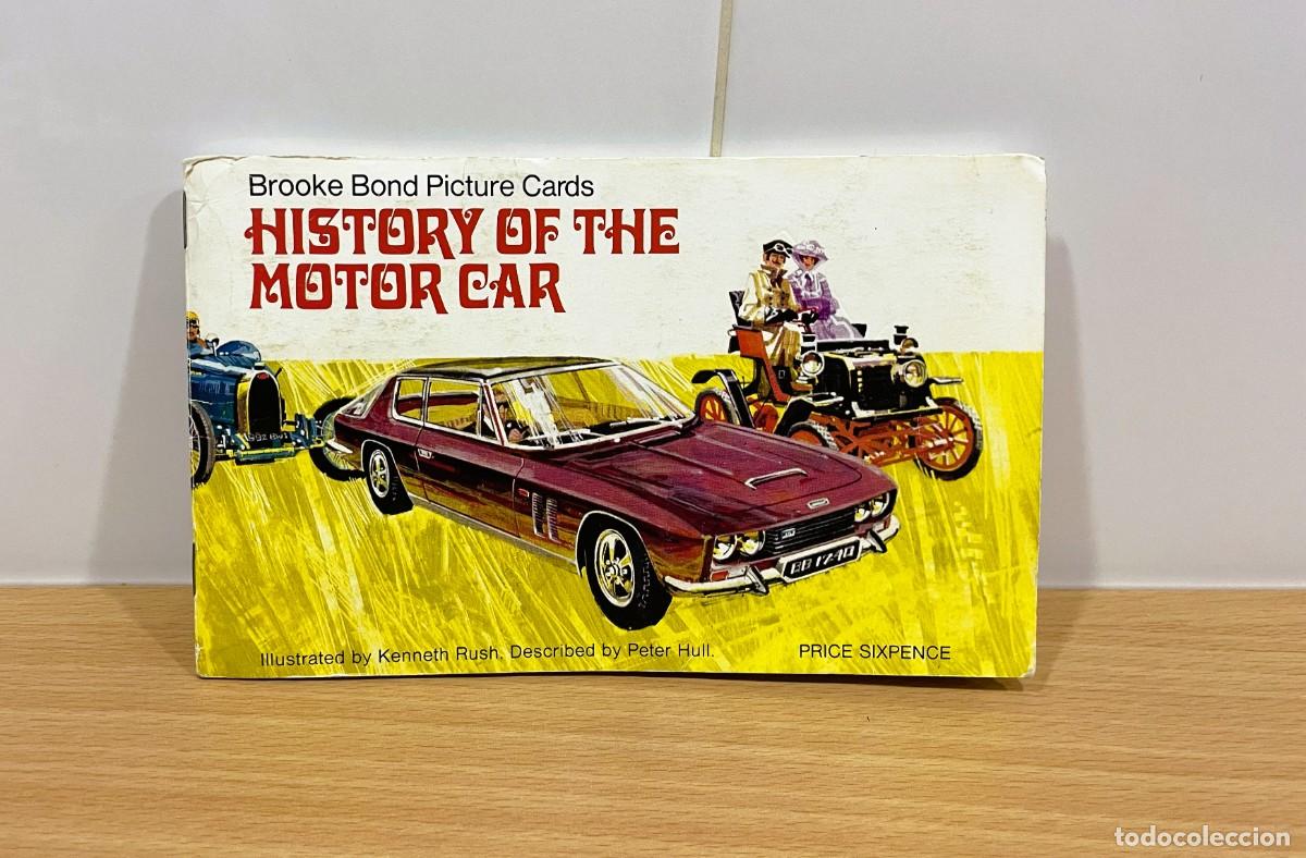 Coleccionismo &aacute;lbum: &Aacute;LBUM BRIT&Aacute;NICO COMPLETO CON 50 CROMOS DE BROOKE BOND TEA - HISTORY OF THE MOTOR CAR