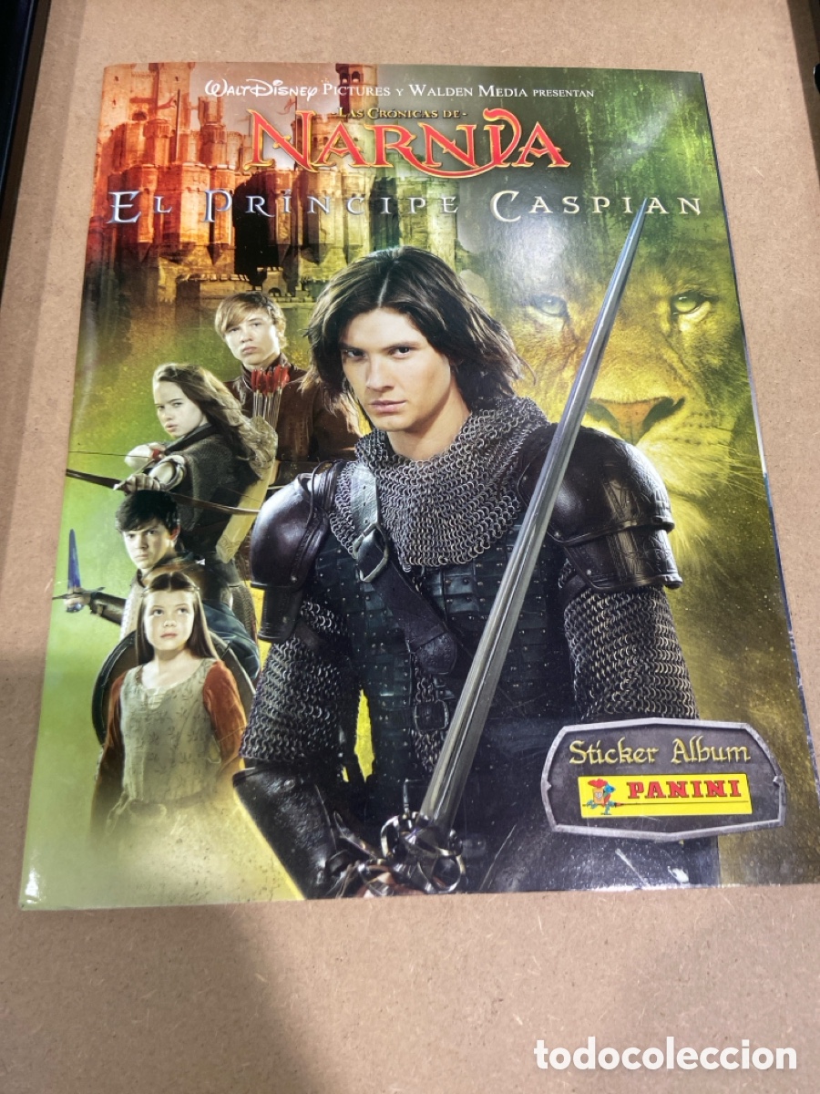 Coleccionismo &aacute;lbum: Album cromos completo. Narnia. El pr&iacute;ncipe Caspian. Panini