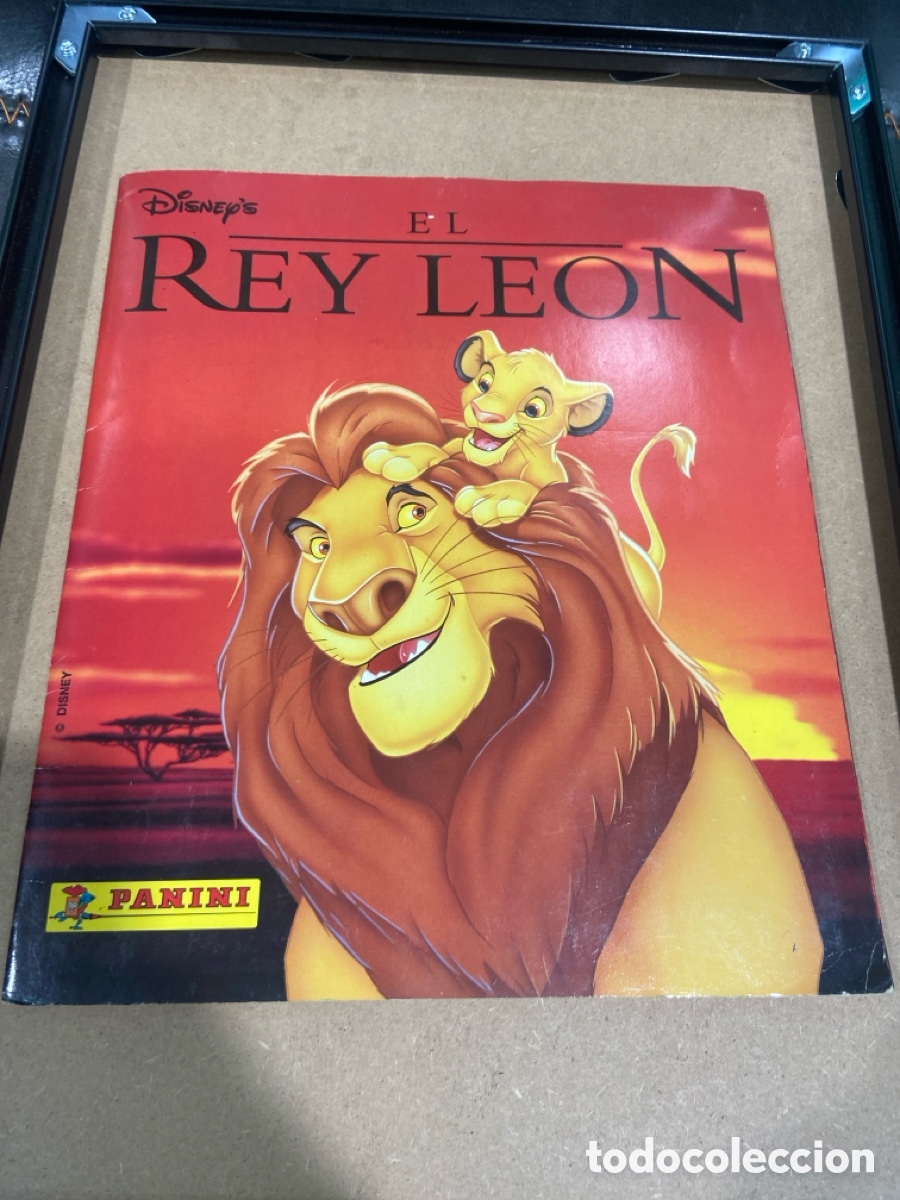 Coleccionismo &aacute;lbum: Album de cromos completo. El rey Le&oacute;n.
