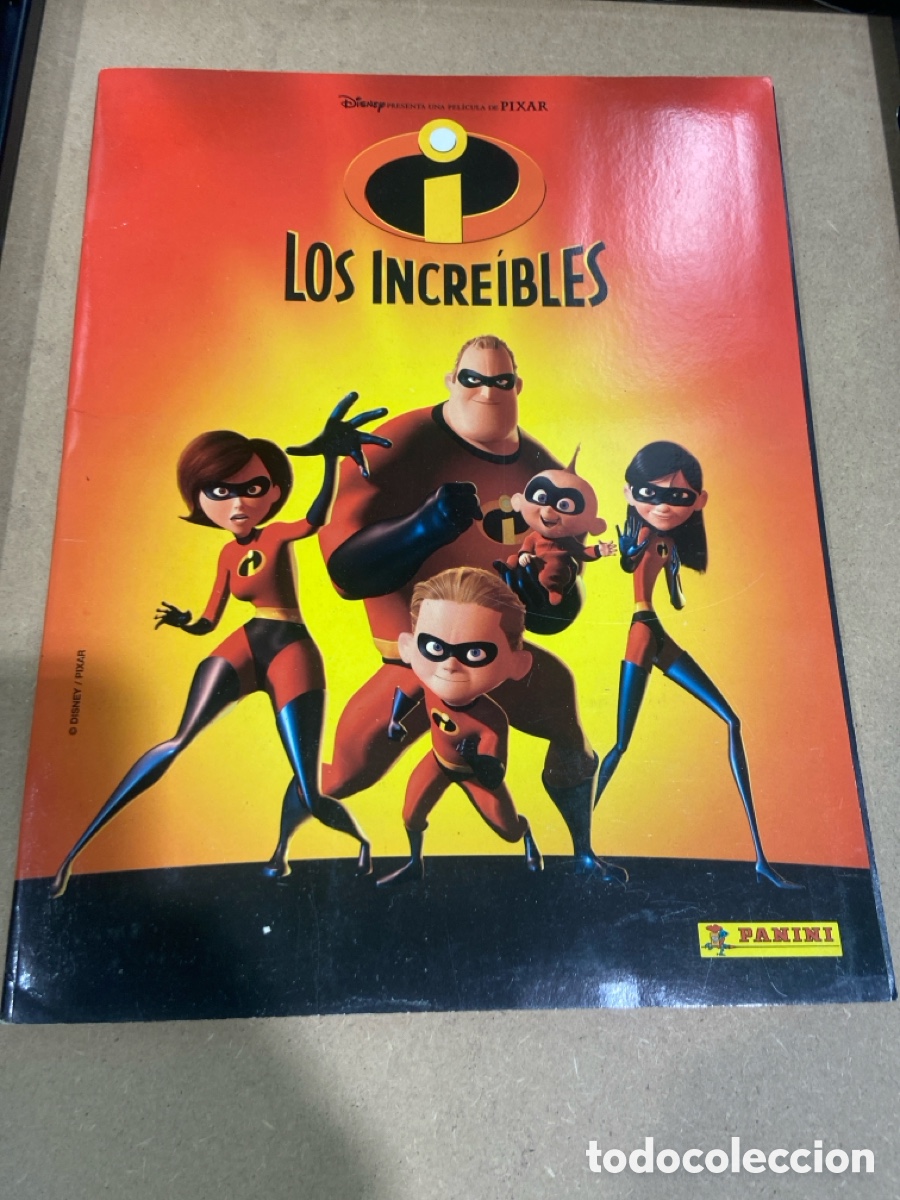 Coleccionismo &aacute;lbum: Album de cromos completo. Los incre&iacute;bles