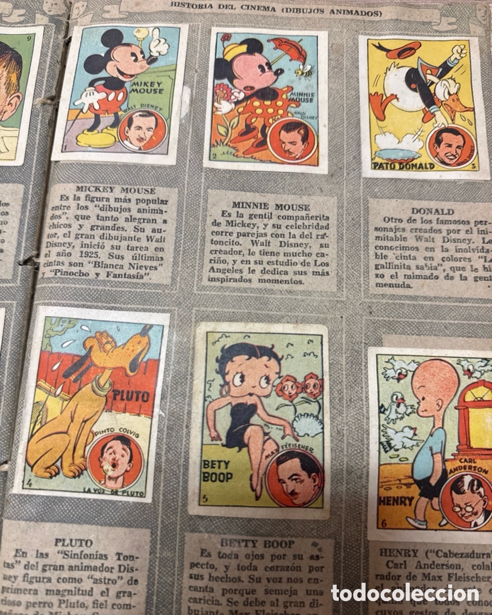 Coleccionismo &aacute;lbum: 1939 Mickey Mouse full set &aacute;lbum completo Bruguera