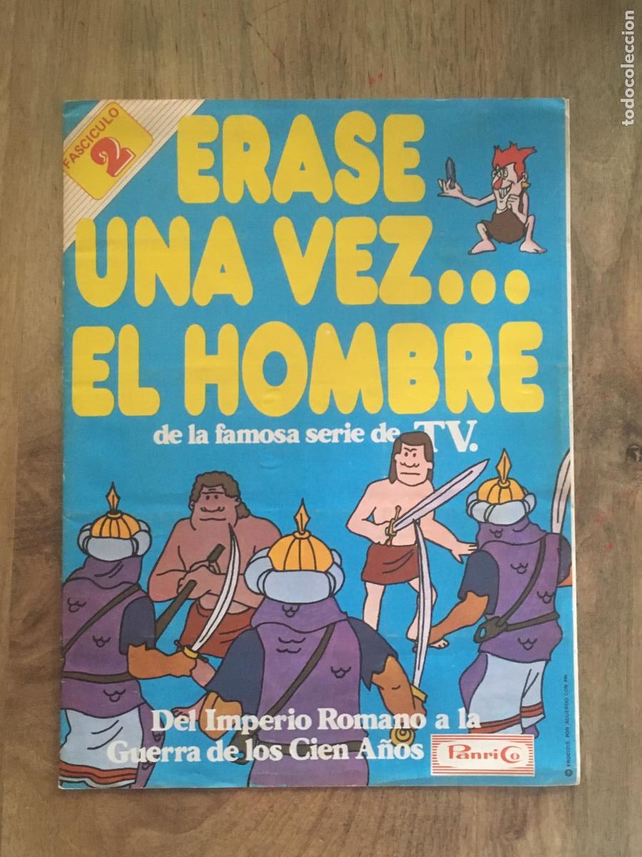 Coleccionismo &aacute;lbum: panrico erase una vez el hombre album de cromos n&ordm; 2 completo muy buen estado