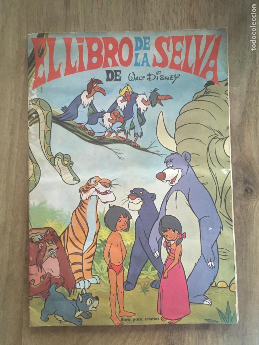 Coleccionismo &aacute;lbum: el libro de la selva disney fher album de cromos completo perfecto estado como nuevo