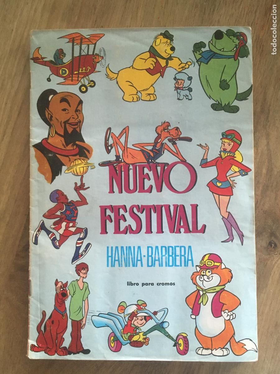 Coleccionismo &aacute;lbum: nuevo festival hanna barbera fher album de cromos casi completo perfecto estado como nuevo