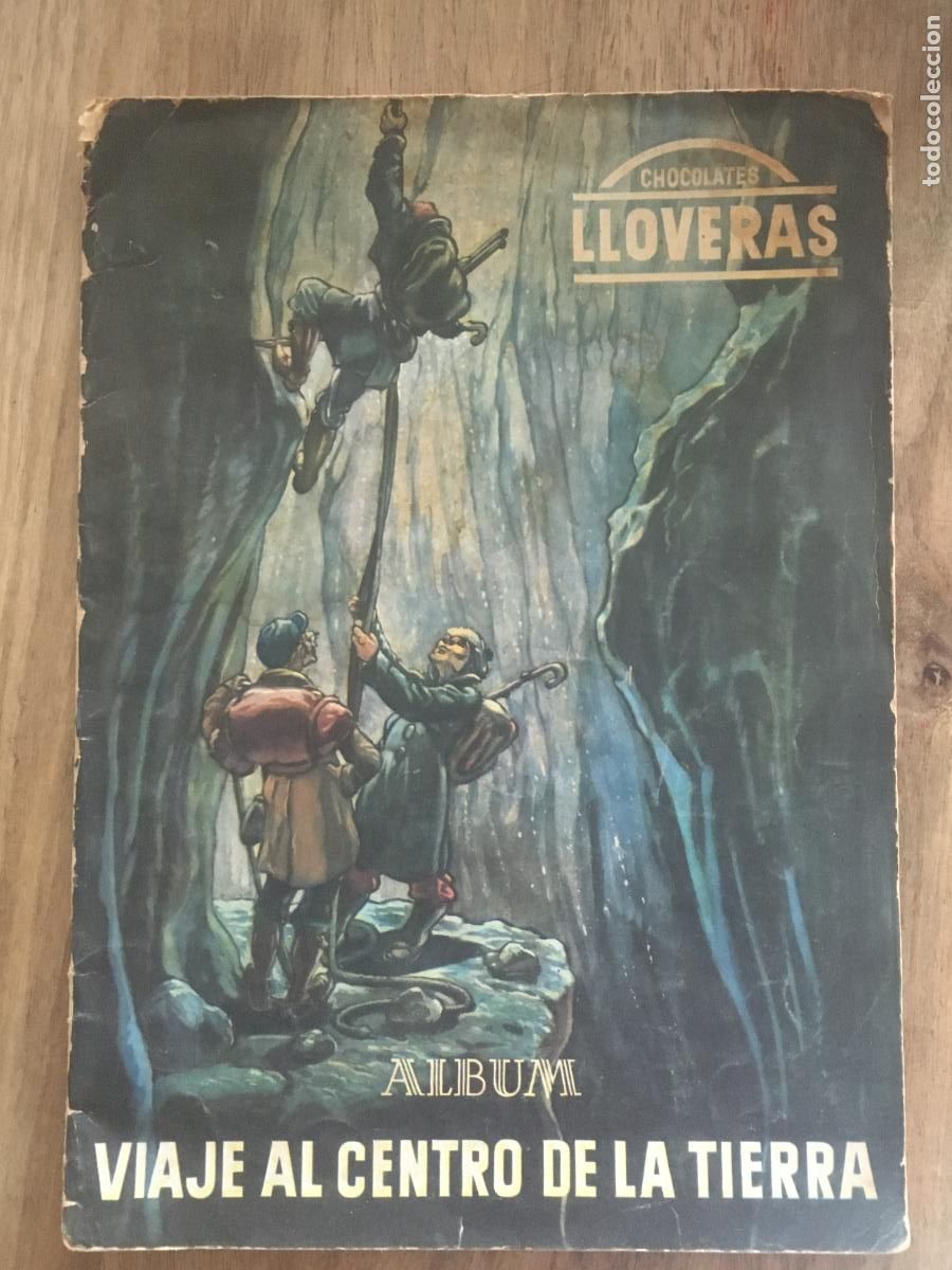 Coleccionismo &aacute;lbum: viaje al centro de la tierra chocolates lloveras album de cromos completo