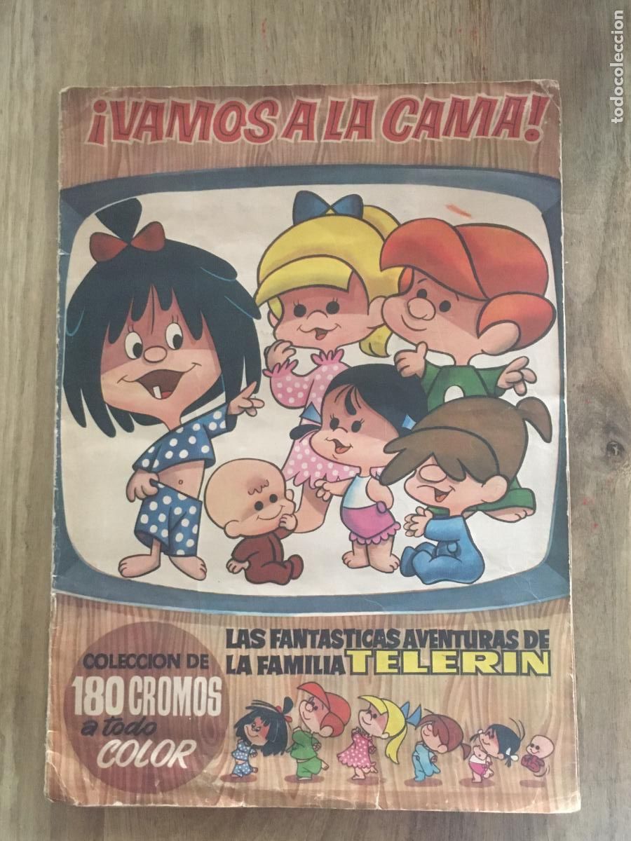 Coleccionismo &aacute;lbum: vamos a la cama bruguera familia telerin album de cromos completo muy buen estado