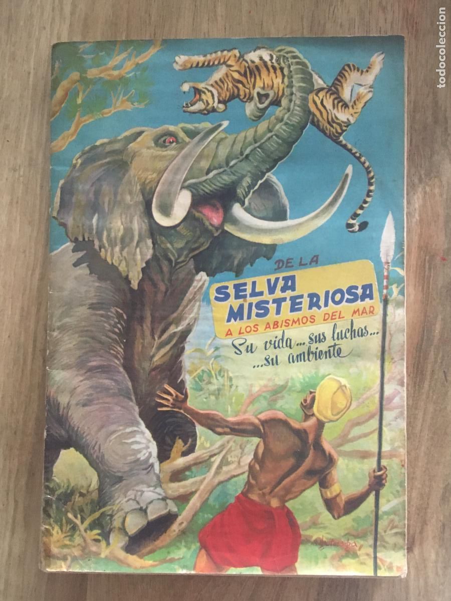 Coleccionismo &aacute;lbum: de la selva misteriosa a los abismos del mar fher album de cromos completo muy buen estado