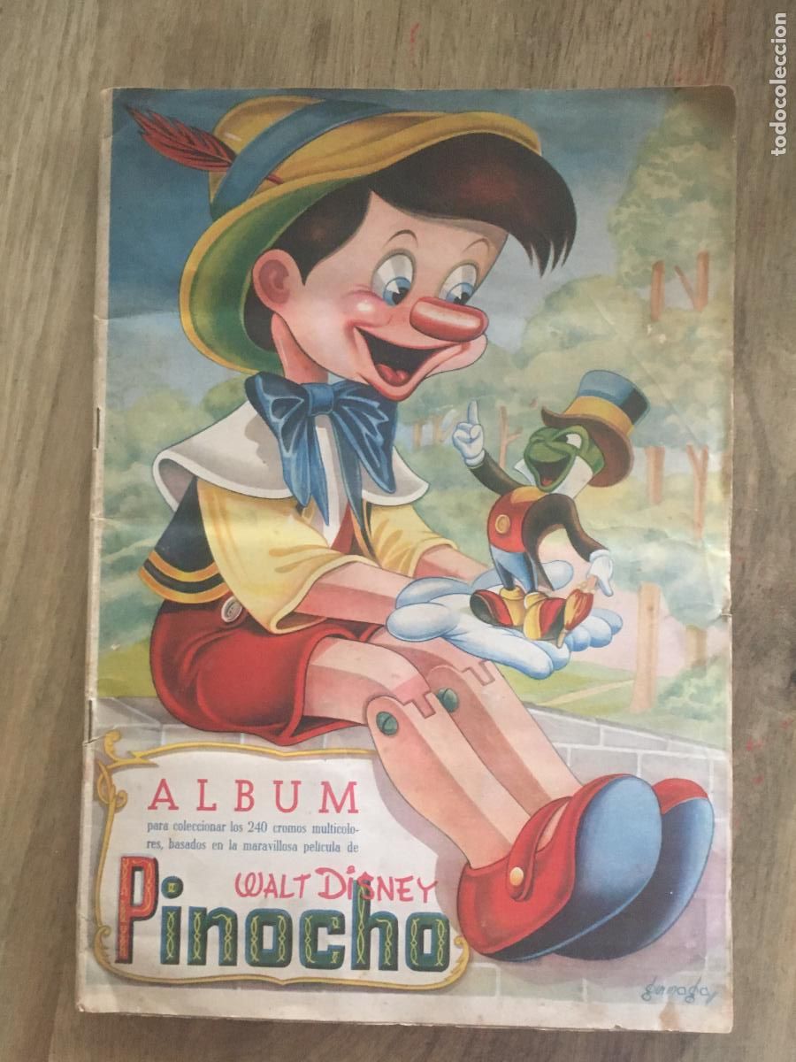 Coleccionismo &aacute;lbum: pinocho fher album de cromos completo muy buen estado