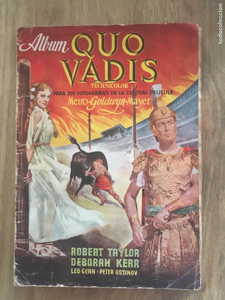 Coleccionismo &aacute;lbum: quo vadis album de cromos completo muy buen estado