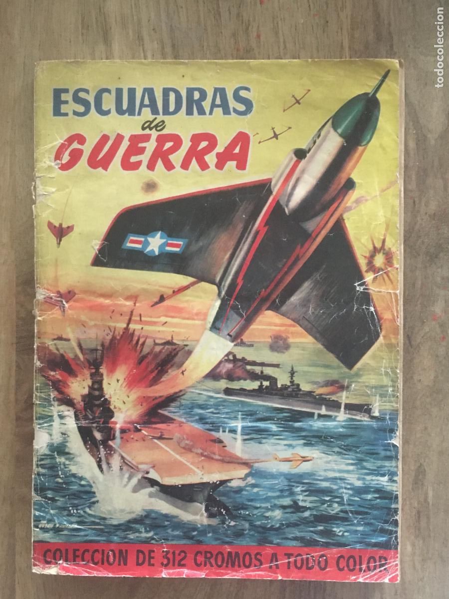Coleccionismo &aacute;lbum: escuadras de guerra bruguera album de cromos completo muy buen estado