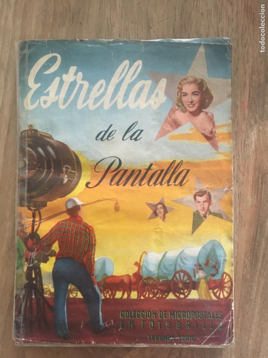 Coleccionismo &aacute;lbum: estrellas de la pantalla album de cromos completo buen estado