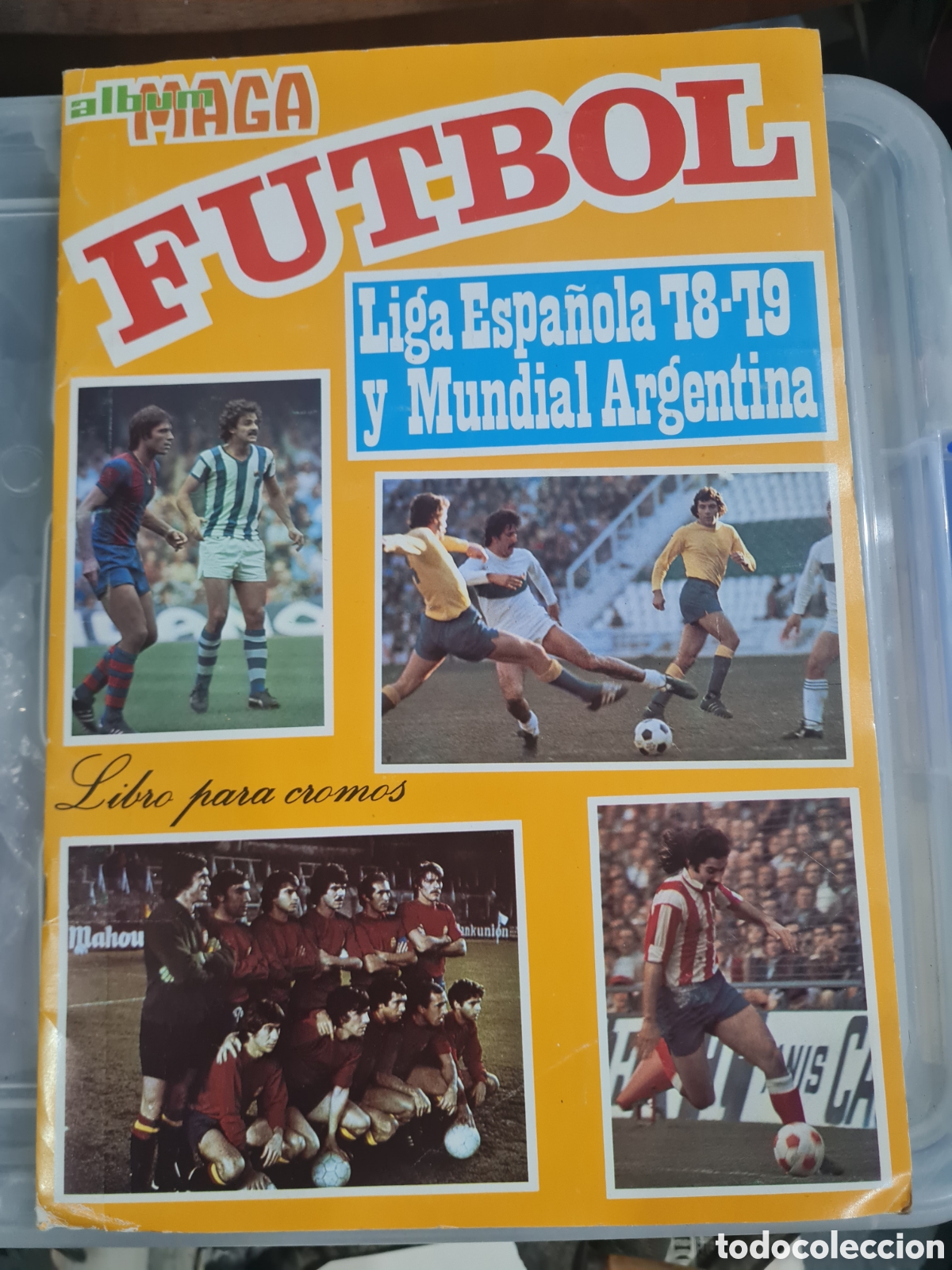 Coleccionismo &aacute;lbum: &Aacute;lbum MAGA FUTBOL Liga Espa&ntilde;ola 78-79 y Mundial de Argentina como nuevo completo