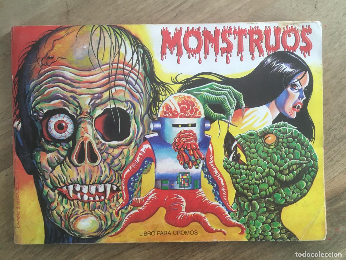 Coleccionismo &aacute;lbum: monstruos album de cromos completo perfecto estado como nuevo