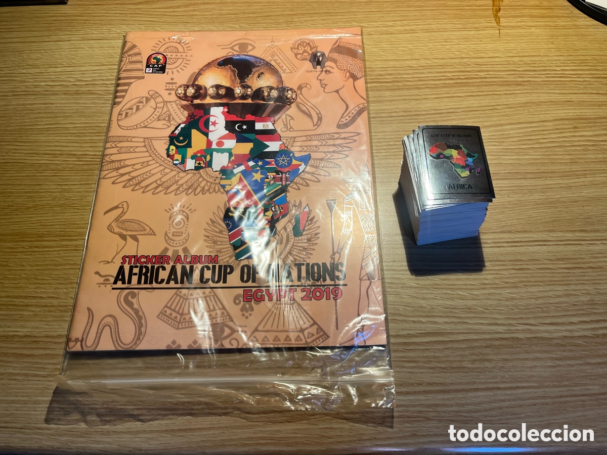 Coleccionismo &aacute;lbum: &Aacute;lbum m&aacute;s set completo cromos Copa &Aacute;frica Egipto