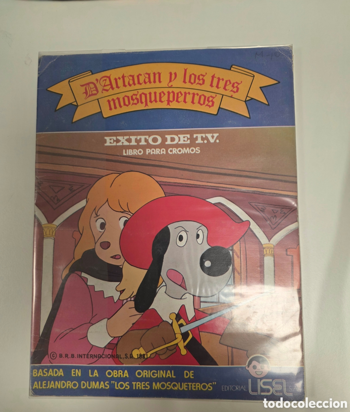 Coleccionismo &aacute;lbum: &Aacute;lbum de cromos D'Artacan y los tres mosqueperros. Liset. Completo.