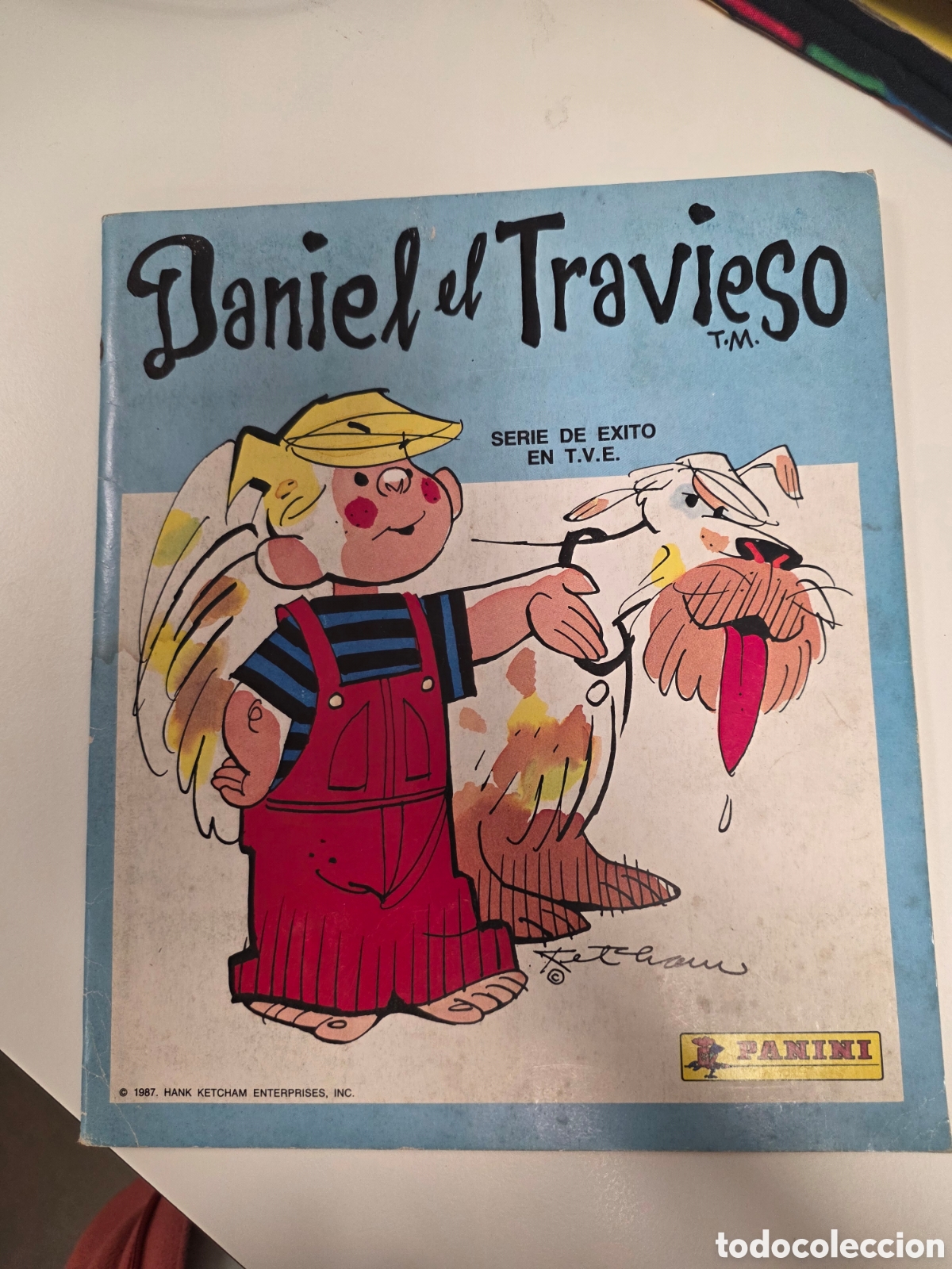 Coleccionismo &aacute;lbum: &Aacute;lbum de cromos Daniel el travieso 1987. Completo