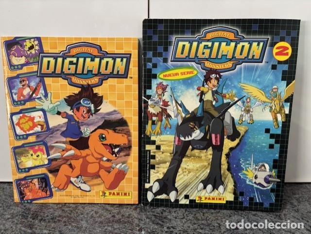 Coleccionismo &aacute;lbum: DIGIMON DIGITAL MONSTERS: ALBUMES STICKERS 1 Y 2 COMPLETOS