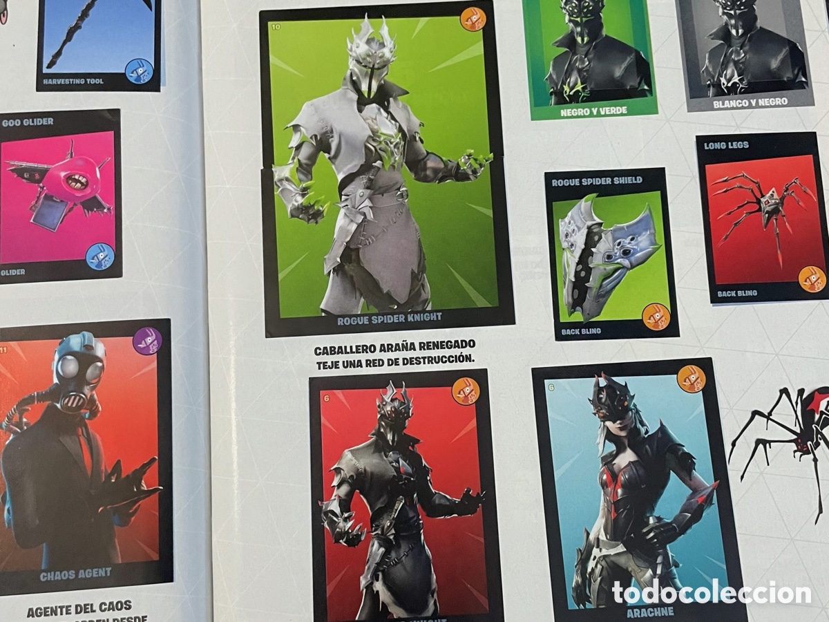 Coleccionismo &aacute;lbum: Fortnite black frame completo - Foto 2