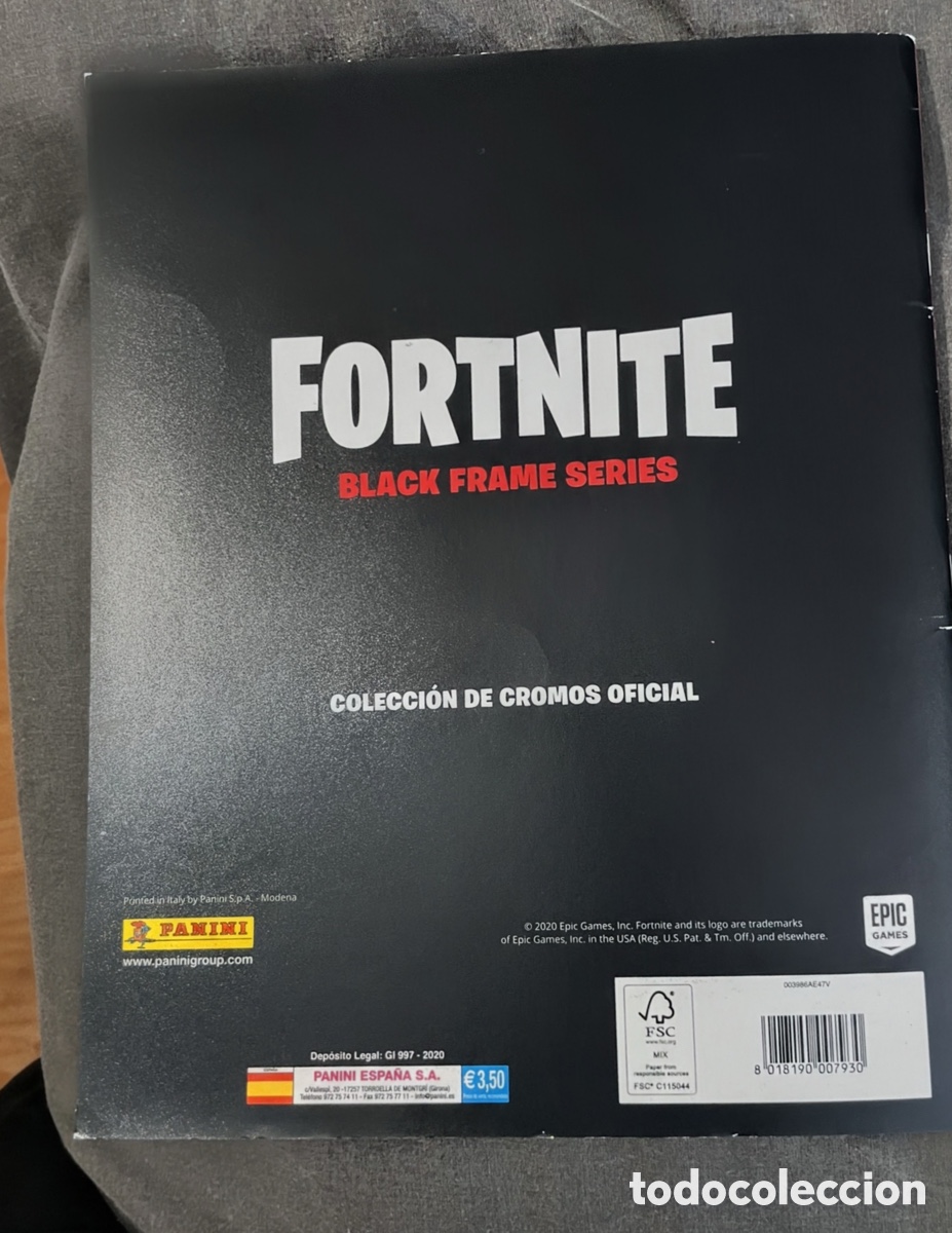 Coleccionismo &aacute;lbum: Fortnite black frame completo - Foto 6