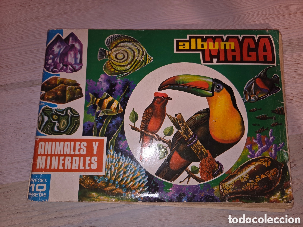 Coleccionismo &aacute;lbum: Album Maga Animales y minerales