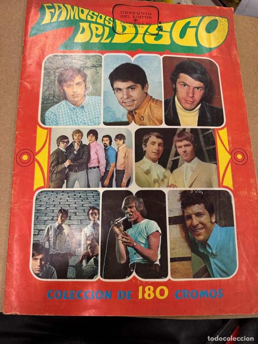 Coleccionismo &aacute;lbum: FAMOSOS DEL DISCO. Album de cromos completo. Todo fotogragiado. Buen estado