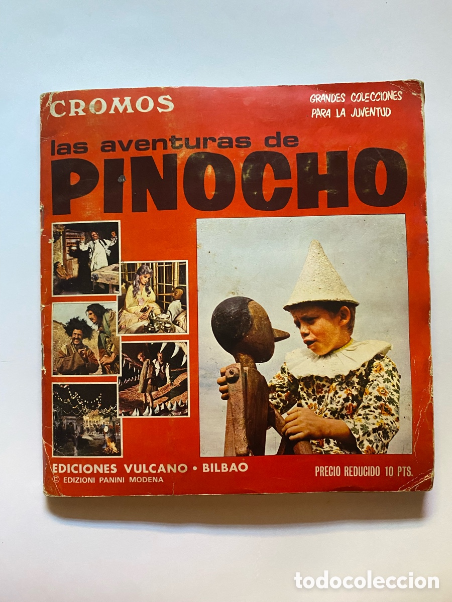 Coleccionismo &aacute;lbum: &Aacute;lbum de Cromos Las Aventuras de Pinocho COMPLETO