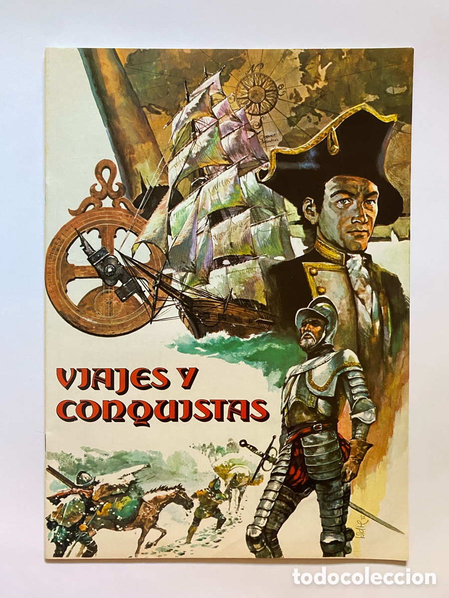Coleccionismo &aacute;lbum: &Aacute;lbum de Cromos Viajes y Conquistas COMPLETO CROMOS SIN PEGAR