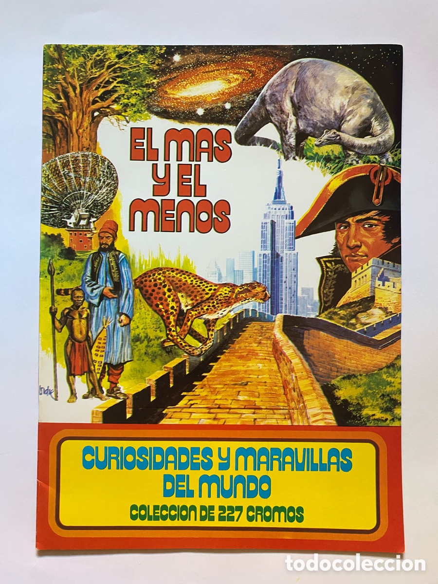 Coleccionismo &aacute;lbum: &Aacute;lbum de Cromos El M&aacute;s y el Menos COMPLETO CROMOS SIN PEGAR