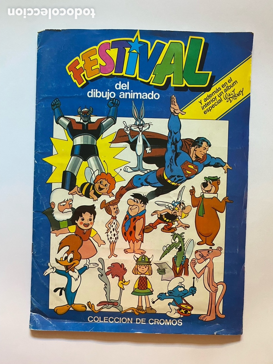 Coleccionismo &aacute;lbum: &Aacute;lbum de Cromos Festival del Dibujo Animado COMPLETO