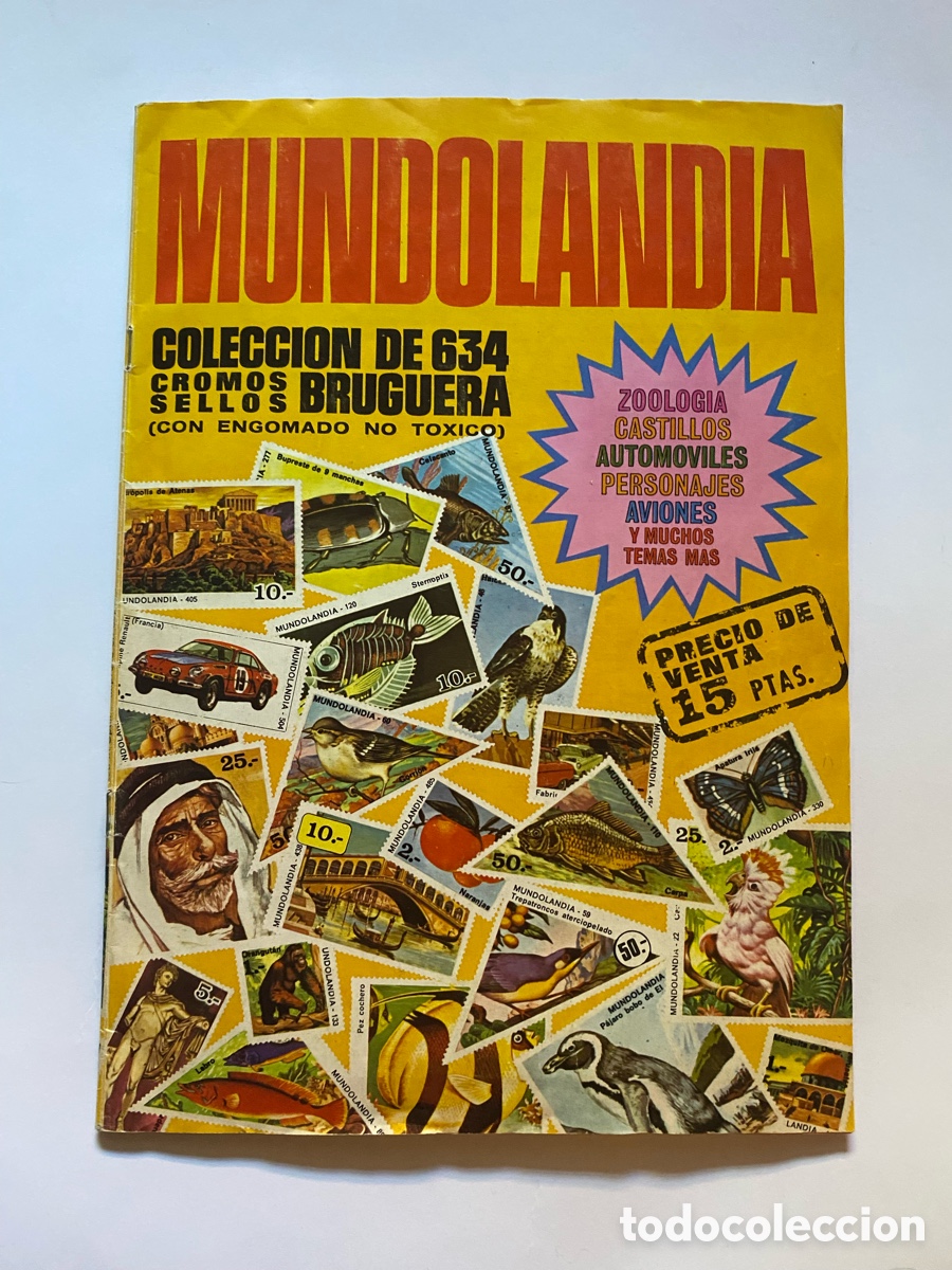 Coleccionismo &aacute;lbum: &Aacute;lbum de Cromos Mundolandia COMPLETO