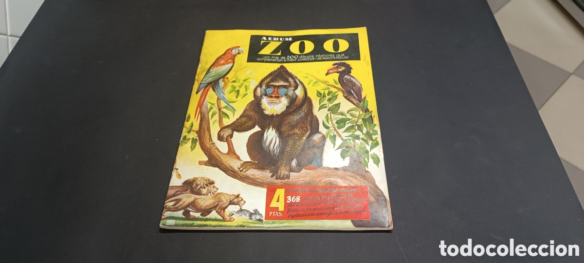 Coleccionismo &aacute;lbum: ALBUM DE CROMOS - &rdquo; ZOO &rdquo; - COMPLETO - EDITORIAL CLIPER 1954 - MUY BUEN ESTADO -