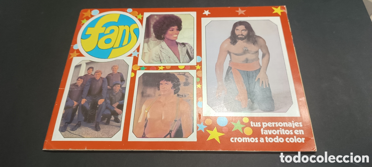 Coleccionismo &aacute;lbum: ALBUM DE CROMOS - &rdquo; FANS &rdquo; - EDICIONES ESTE 1975 - COMPLETO - MUY BUEN ESTADO -