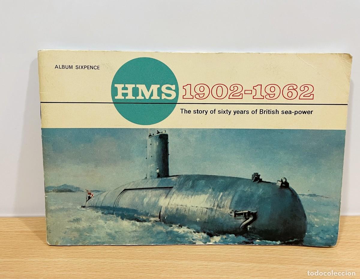 Coleccionismo &aacute;lbum: &Aacute;LBUM BRIT&Aacute;NICO COMPLETO CON 32 CROMOS DE LYONS TEA - HMS 1902/1962