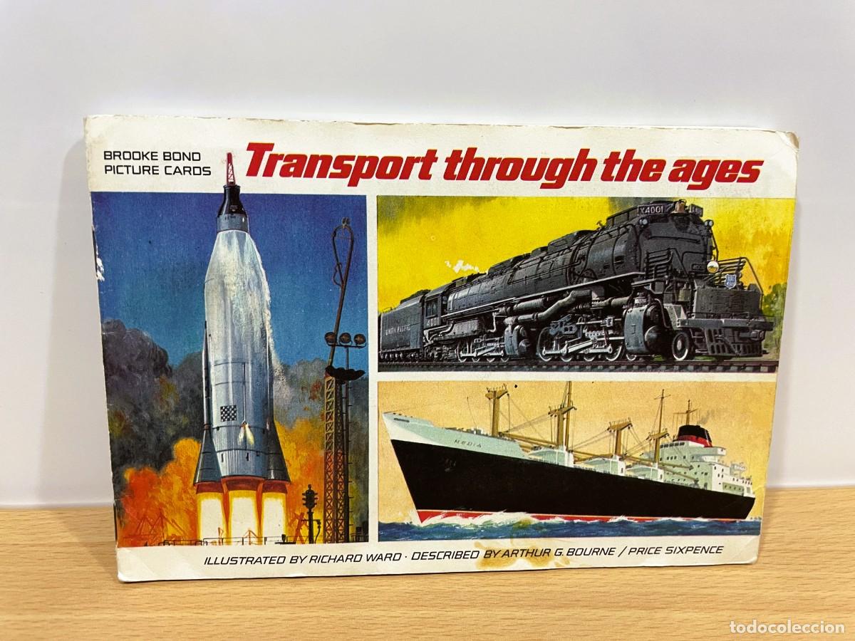 Coleccionismo &aacute;lbum: &Aacute;LBUM BRIT&Aacute;NICO COMPLETO CON 50 CROMOS DE BROOKE BOND TEA - TRANSPORT THROUGH THE AGES