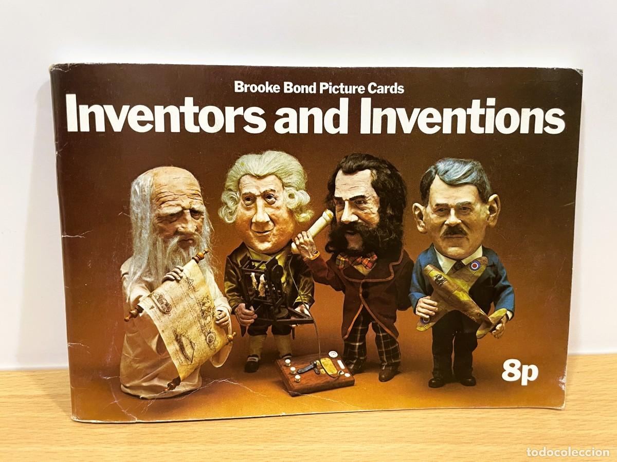 Coleccionismo &aacute;lbum: &Aacute;LBUM BRIT&Aacute;NICO COMPLETO CON 50 CROMOS DE BROOKE BOND TEA - INVENTORS AND INVENTIONS