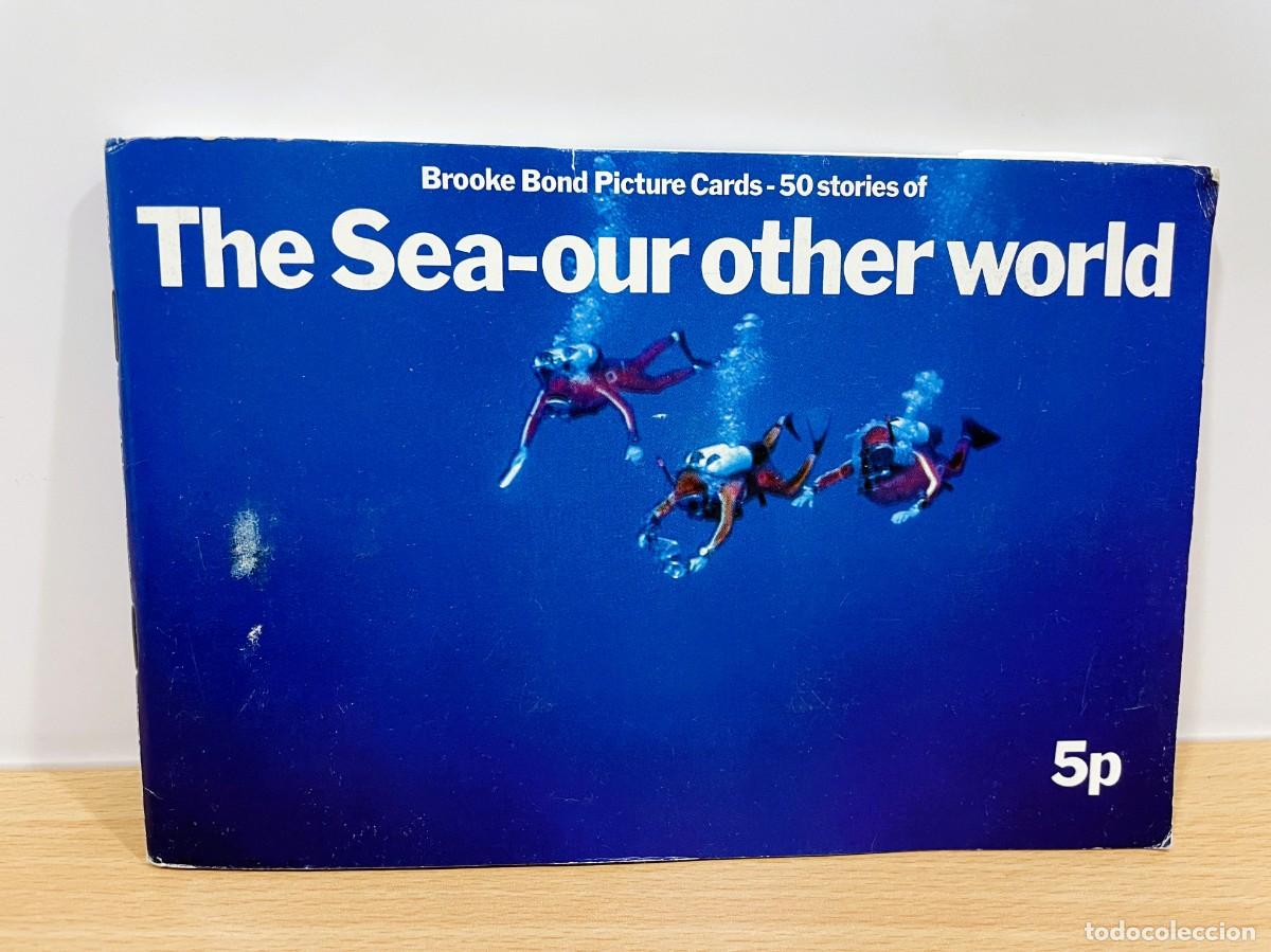 Coleccionismo &aacute;lbum: &Aacute;LBUM BRIT&Aacute;NICO COMPLETO CON 50 CROMOS DE BROOKE BOND TEA - THE SEA-OUR OTHER WORLD