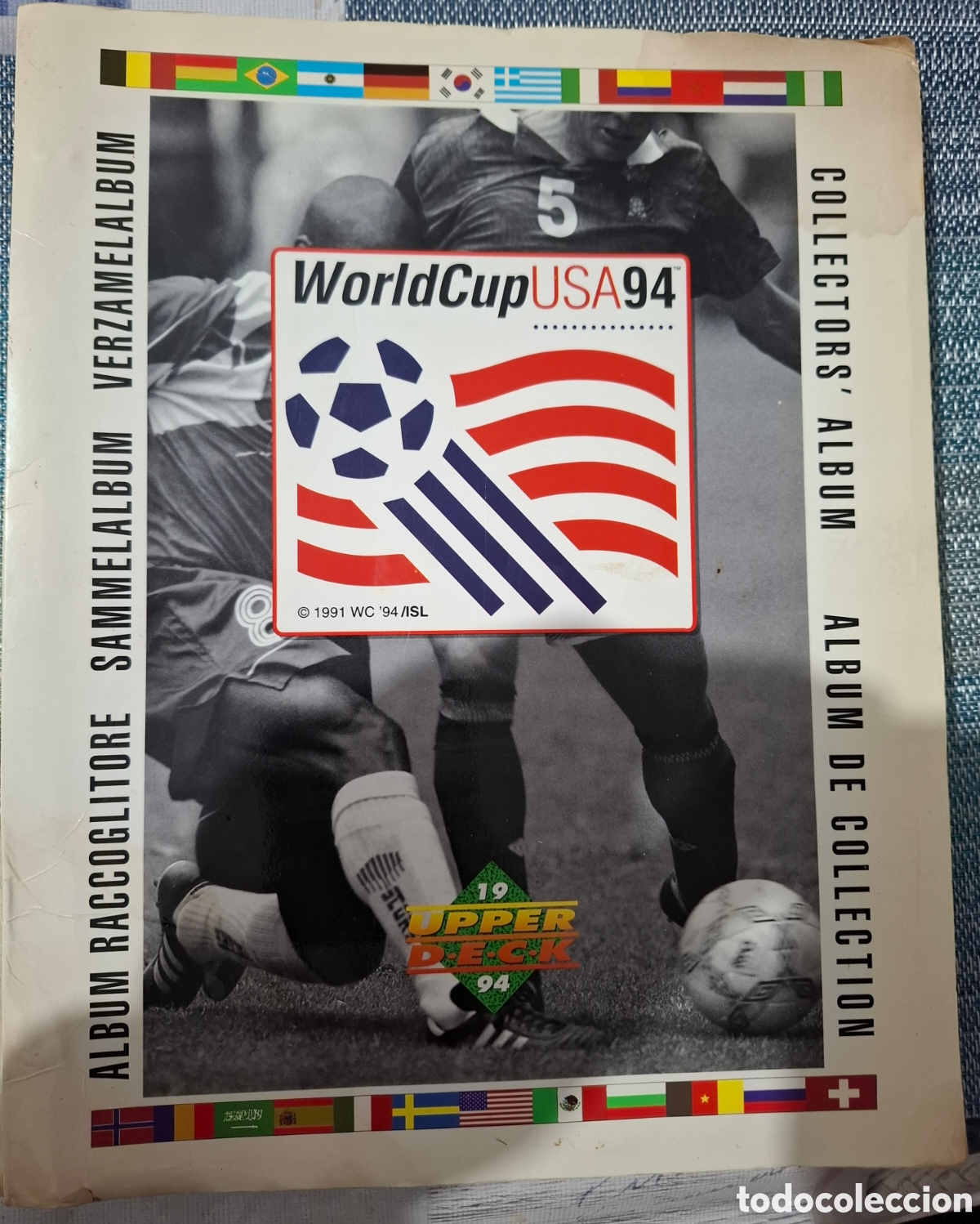Coleccionismo &aacute;lbum: Album upper deck usa 94 con 296 cartas