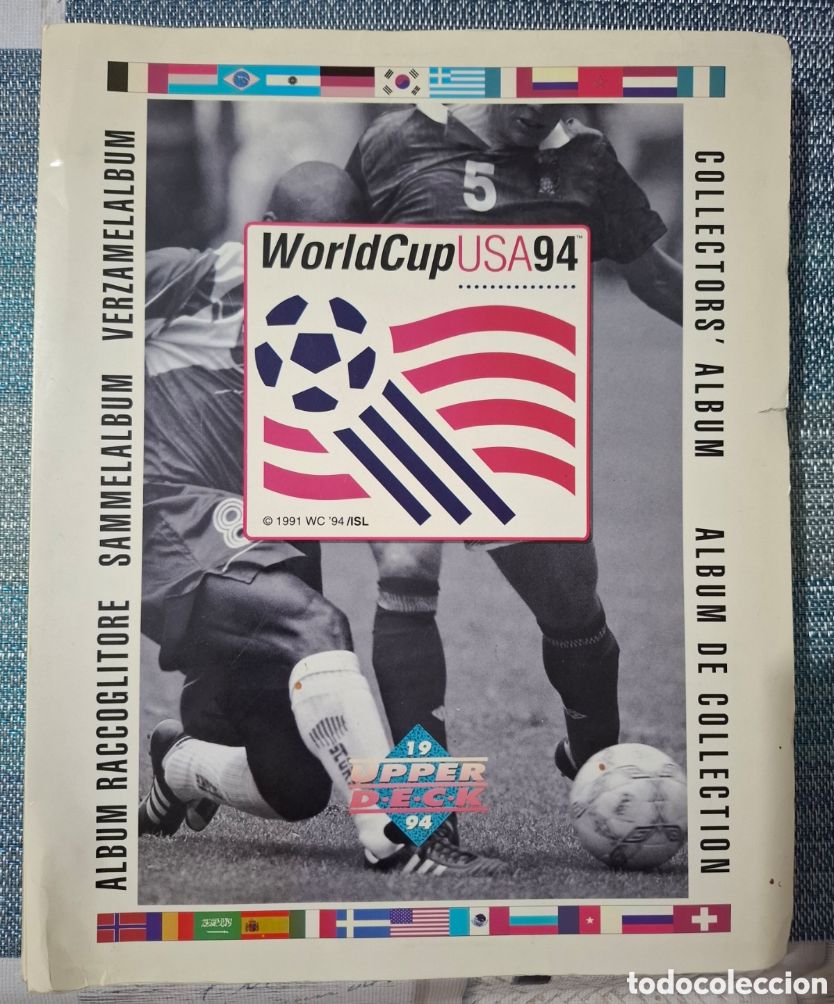 Coleccionismo &aacute;lbum: Album upper deck usa 94 con 281 cartas cromos