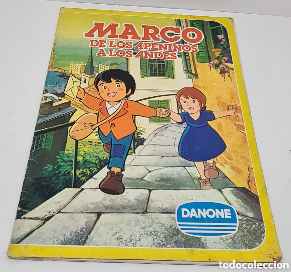 Coleccionismo &aacute;lbum: ALBUM COMPLETO MARCO DE LOS APENINOS A LOS ANDES DANONE