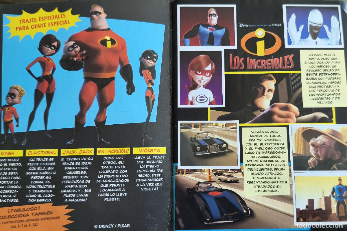 Coleccionismo &aacute;lbum: ALBUM DE CROMOS LOS INCREIBLES COMPLETO Ref 2 - Foto 2