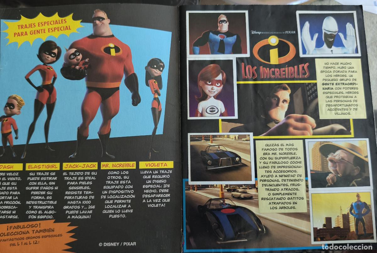 Coleccionismo &aacute;lbum: ALBUM DE CROMOS LOS INCREIBLES COMPLETO Ref 3 - Foto 2