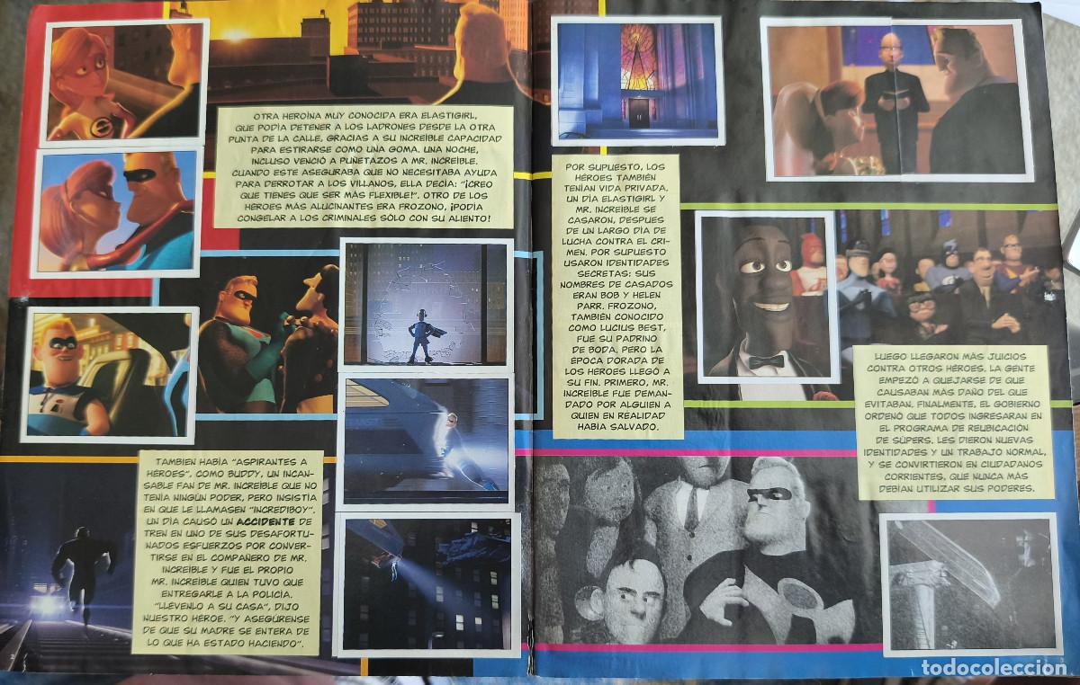 Coleccionismo &aacute;lbum: ALBUM DE CROMOS LOS INCREIBLES COMPLETO Ref 3 - Foto 3