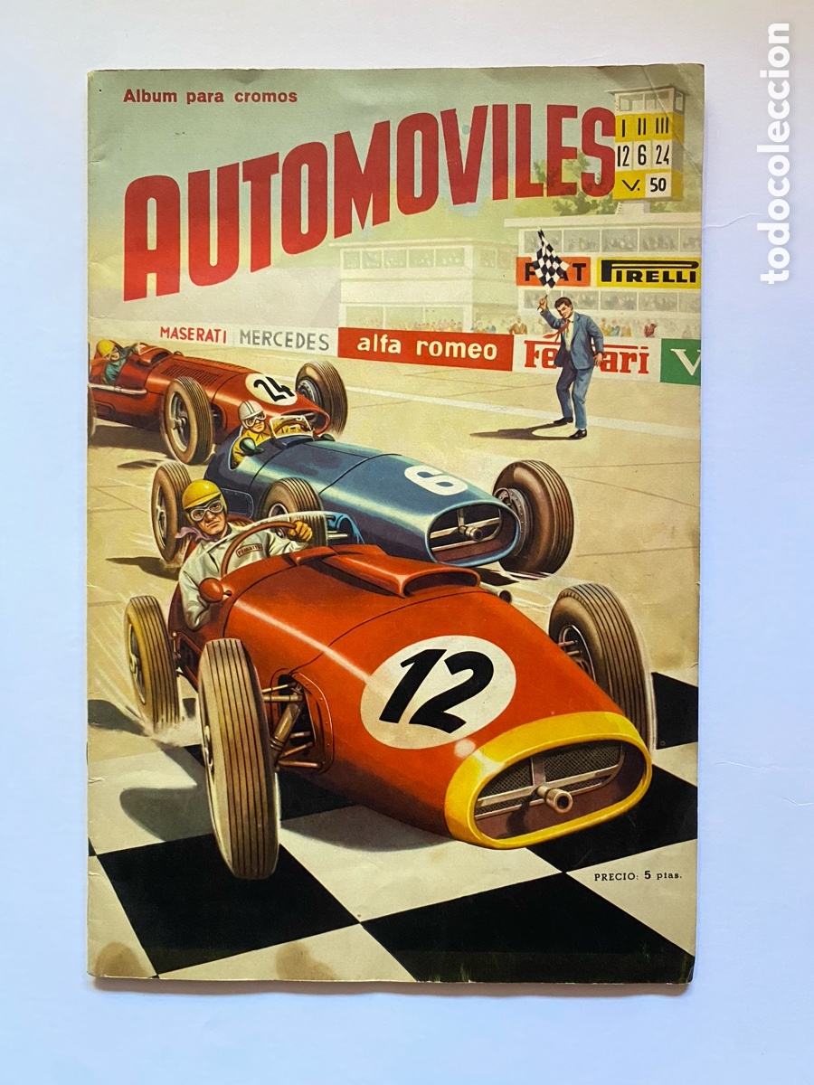 Coleccionismo &aacute;lbum: &Aacute;lbum de cromos Autom&oacute;viles COMPLETO