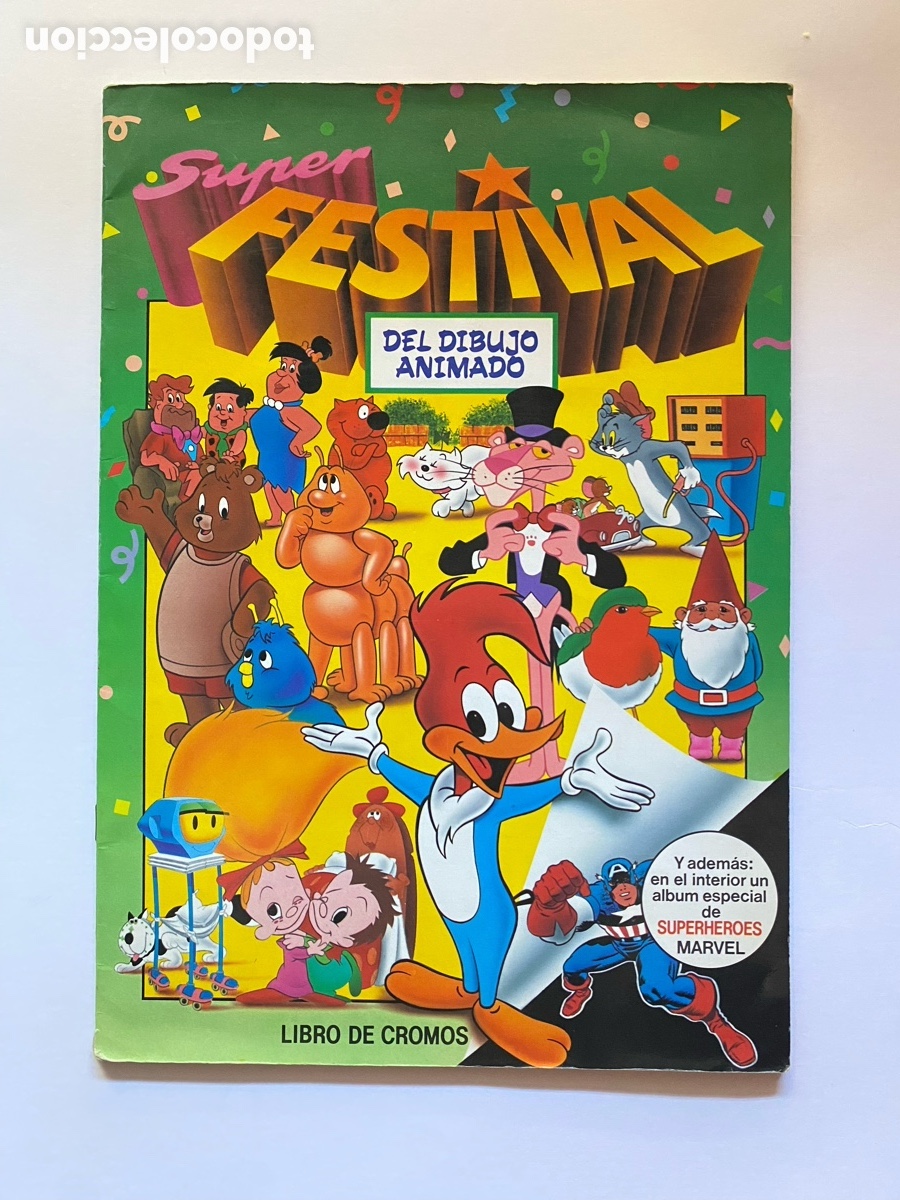 Coleccionismo &aacute;lbum: &Aacute;lbum de cromos Superfestival del Dibujo Animado COMPLETO