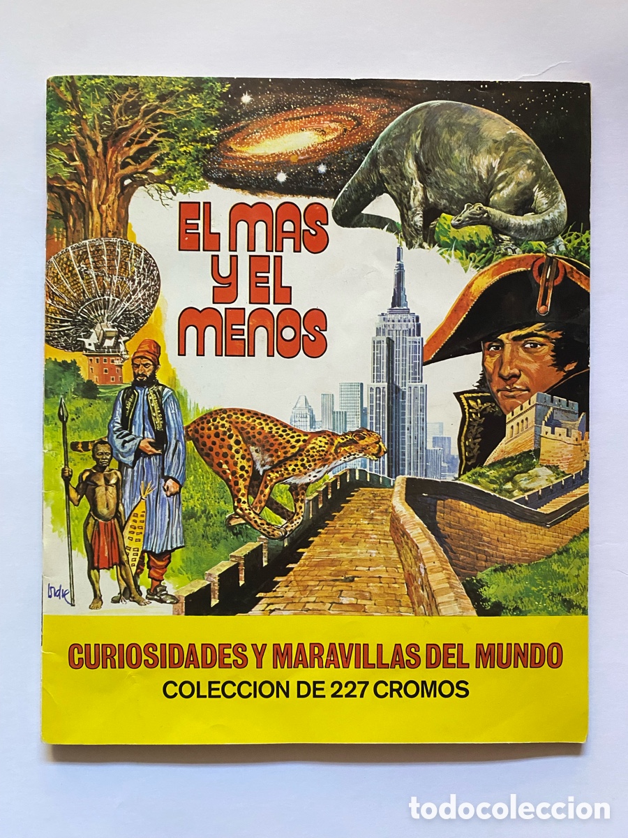 Coleccionismo &aacute;lbum: &Aacute;lbum de cromos El M&aacute;s y el Menos COMPLETO